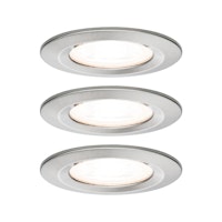 Paulmann Einbauleuchte Nova 3er Set LED 3x6,5W eisen rund
