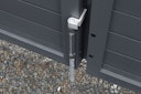 Vorschaubild dz VIDUAL Swing Einzeltor Comp-Co WPC 140 x 20 mm Steckprofil