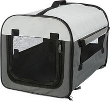 TRIXIE Hundebox Basic, dunkelgrau/hellgrau