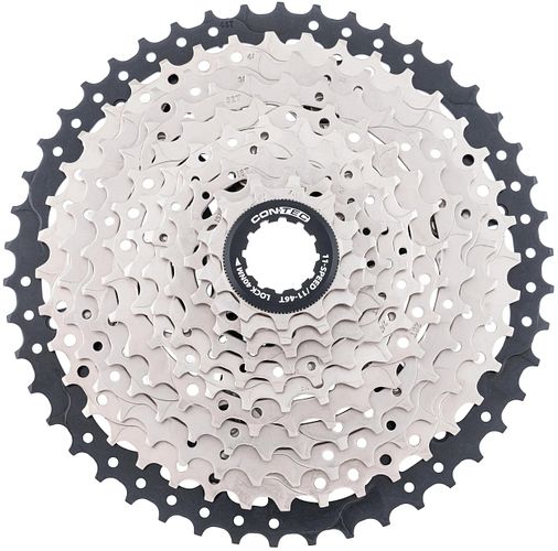 CONTEC Kassette Grad 11-fach silber,schwarz/schwarz