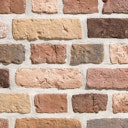 Vorschaubild HANDMUSTER DE RYCK Eck- und Steinriemchen - Granulit Kamin-Mix