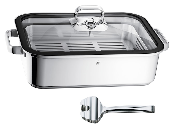 WMF Vitalis Aroma-Dampfgarer 6,5 l mit Spargelzange