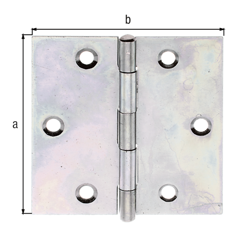 Alberts® Scharnier, sendzimirverzinkt, LxB 60x60 mm 345990