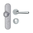 Vorschaubild Griffwerk Kombi-Schutzbeschlag TITANO SB_882 mit Griff FABIA 72mm Zylinderabdeckung Tür 38-50mm R FABIA Chrom