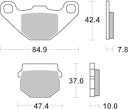 Vorschaubild SBS Scooterbelag 102HM Street Ceramic