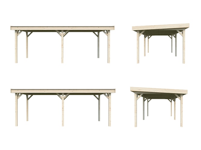 Palmako Carport/Pavillon Connect Lenna 16,6 m²