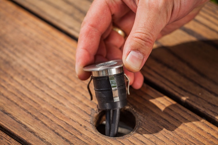 Heissner SMART LIGHT Decklight, 1W, Warmweiss, Edelstahl (L451-00)