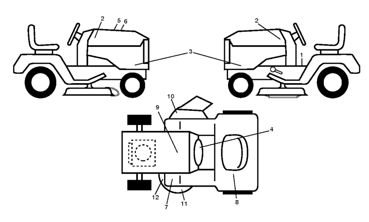 Husqvarna Gartentraktoren 96043012901 YTH24V48LS