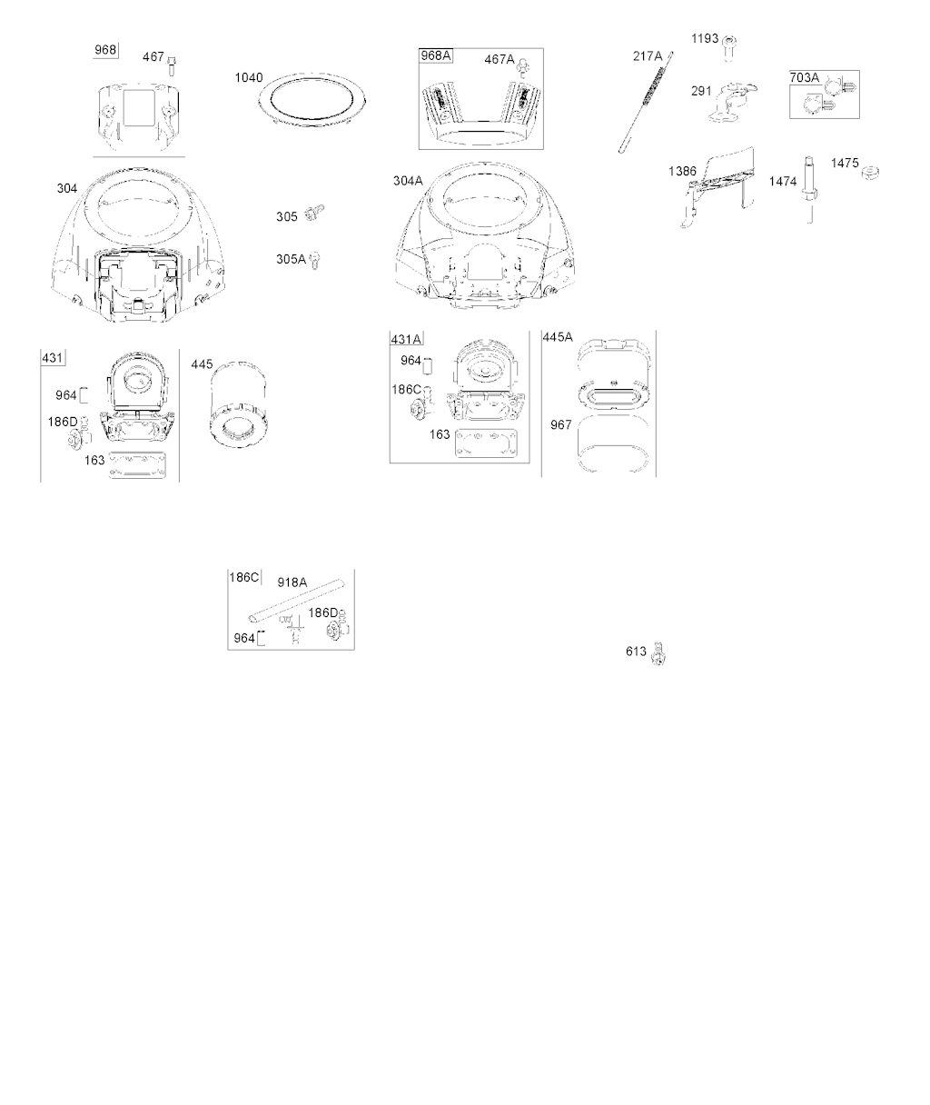Explosionszeichnung Ersatzteile