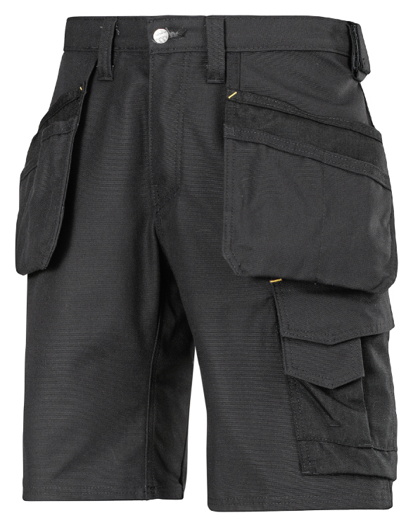 Snickers 3014 Canvas+™ Shorts 0404 schwarz-schwarz 56