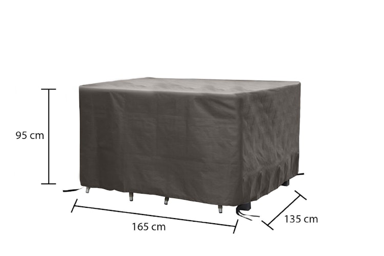 Winza Outdoor Covers Premium Abdeckhaube für Tisch + 4 Stühle, 165 x 135 x 95 cm