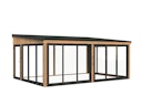 Vorschaubild Palmako Glashaus Lumi 23,3 m² - (Wintergartenanbau) Slide Plus