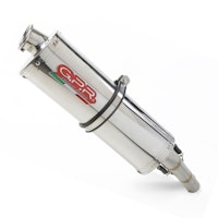 GPR Komplettauspuffanlage Honda Dominator Nx 650 1988/01 EC-Approv. Silencer with mid-full line Triova