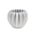 Wikholm form Design Pflanzgefäß / Blumentopf 2er Set Keramik weiß  ⌀ 15 x H 18 cm;  18 x H 22 cm
