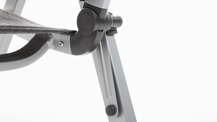 Kettler Multipositionssessel BASIC PLUS PADDED, Aluminium Silber / Outdoorgewebe Anthrazit