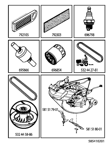 Husqvarna Gartentraktoren 96051012100 CTH2642TR