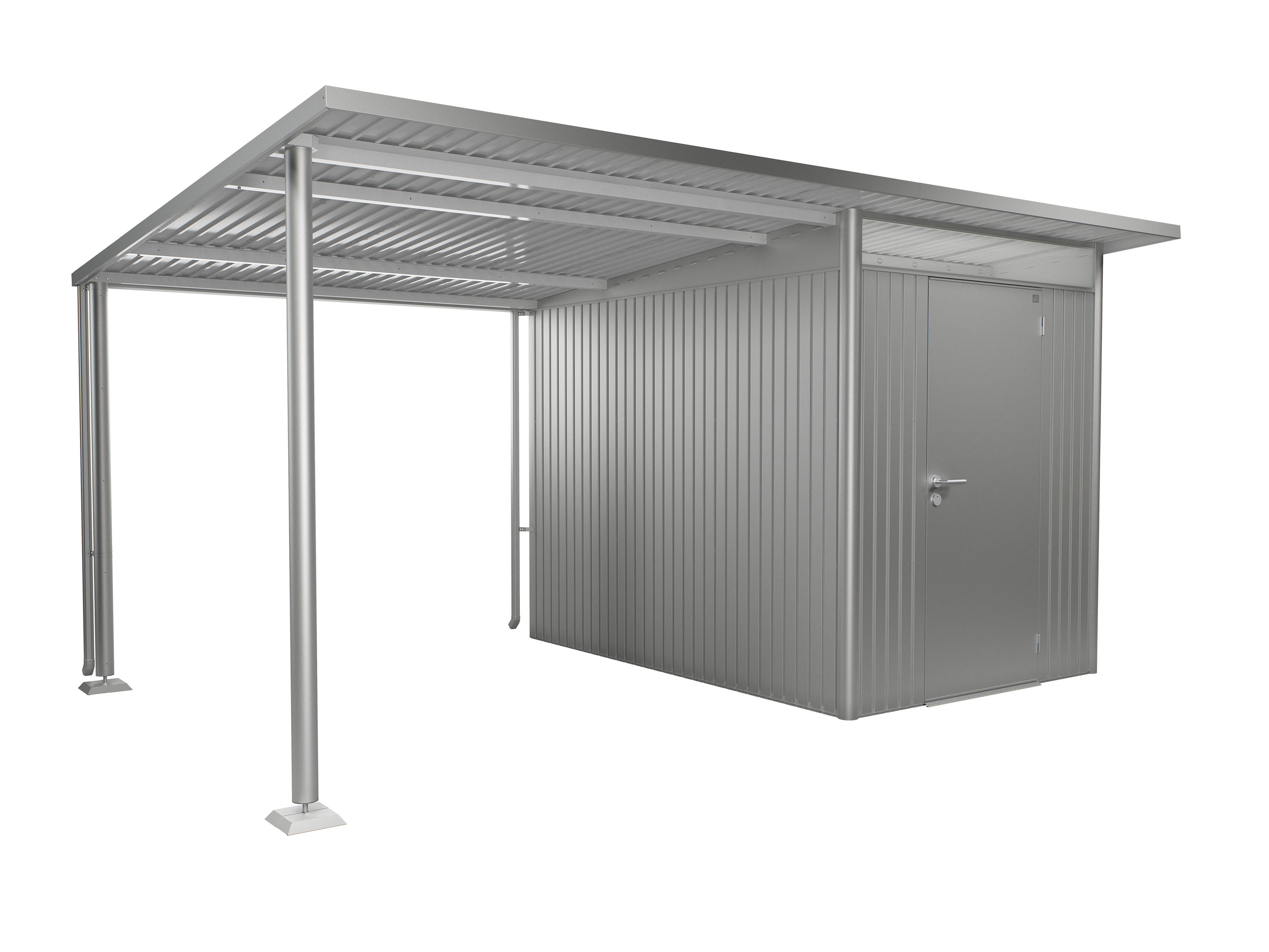 Biohort Seitendach für Gerätehaus Avantgarde & Avantgarde Eco (Einzel- und Doppeltür) B 243 x T 300 cm (passend zu Gr. A...