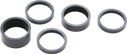 CONTEC Spacer-Set 1 1/8 Zoll Carbon schwarz