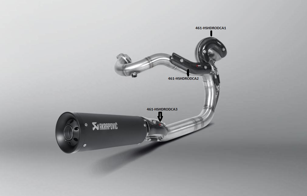 Akrapovič Heat shield (Carbon) H-D HSHDRODCA3 [HSHDRODCA3]