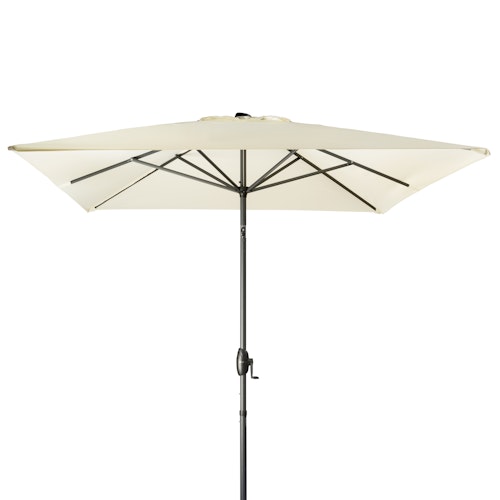Derby Mittelmastschirm BASIC 250 x 200 Lift, Aluminium Anthrazit / 100 % Polyester 180 g/m²