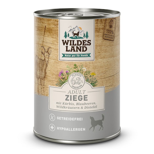 Wildes Land Hundenassfutter 400g