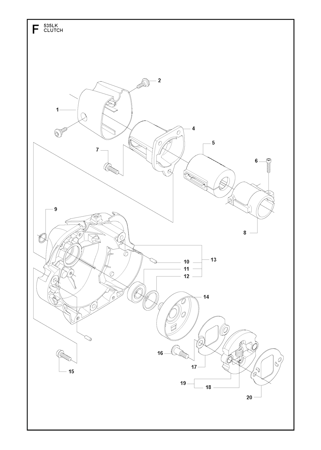 Explosionszeichnung Ersatzteile