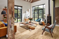 HANDMUSTER MEISTER Parkettboden MeisterParkett. longlife PC 200 9042 Eiche lebhaft weiß Vintage-Struktur, gebürstet ultramattlackiertZubehörbild