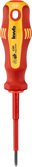 kwb Schraubendr. VDE PH0x75mm SB 662300
