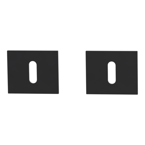 Griffwerk FRAME | DESIGN MANUFAKTUR ROSETTE -Graphitschwarz Rosettenpaar eckig -Prontofix -BB