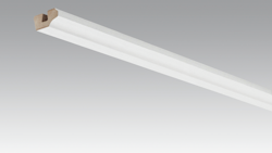 MEISTER Deckenabschlussleiste 2380 x 19 x 38 mm 20101 White mesh