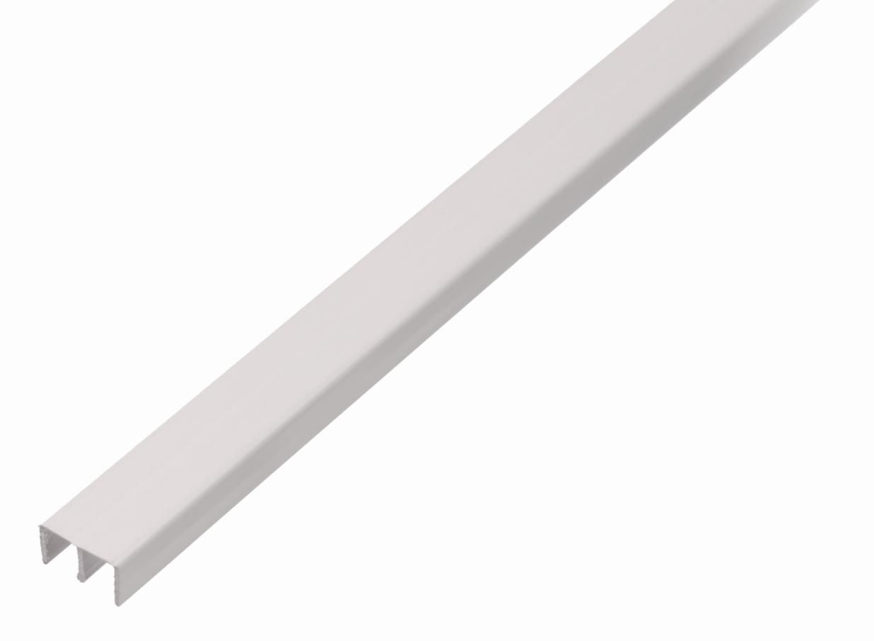 Alberts® Führungsschienenprofil oben, Kunststoff, 6,5x10x18mm