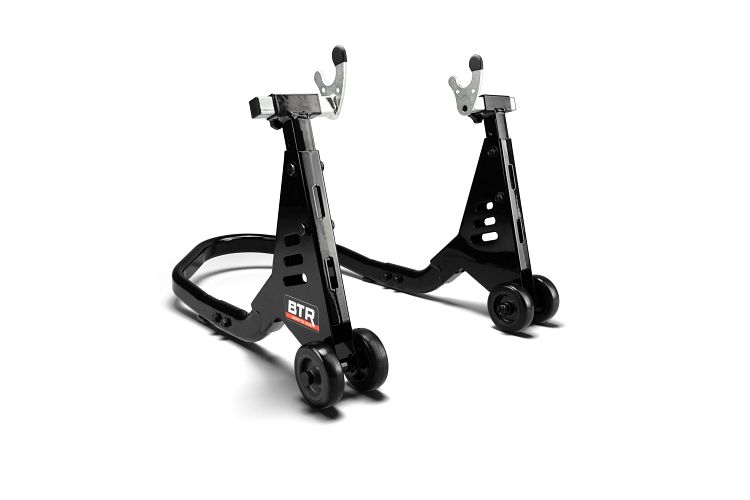 BTR höhenverstellbares Motorrad Montageständer Set