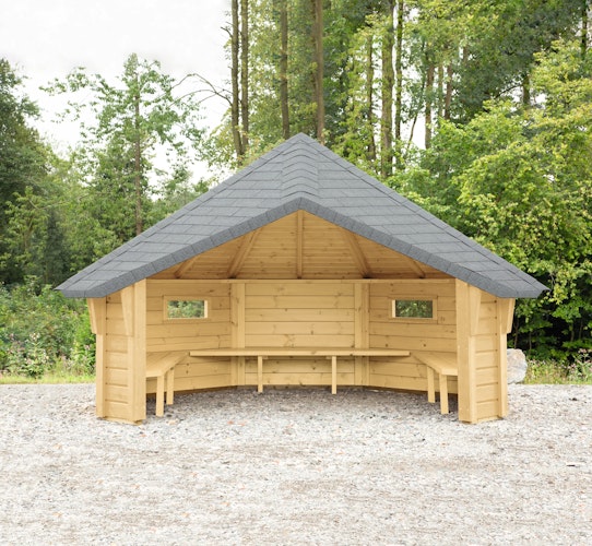 Wolff Finnhaus Wetterschutzhütte / Grillhütte Wanja 3327 45