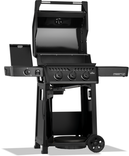 Napoleon Freestyle 365, 3 Hauptbrenner, Seitenbrenner und Tür, Schwarz