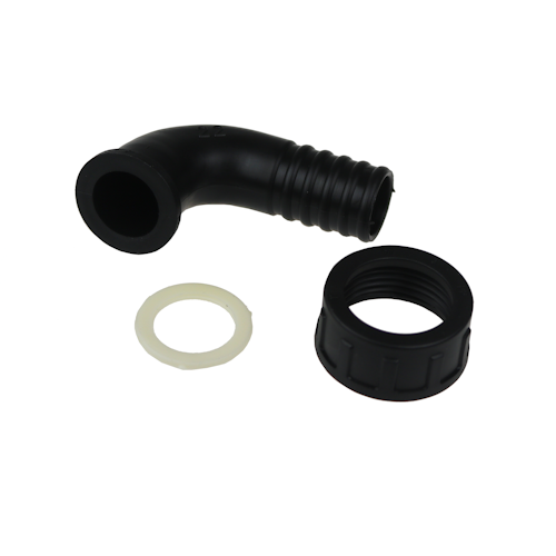 Oase 90° Bogen 1" + Überwurfmutter + Dichtung (11500)