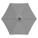 Vorschaubild Derby Mittelmastschirm BASIC 180 Lift, Aluminium Anthrazit / 100 % Polyester 180 g/m²