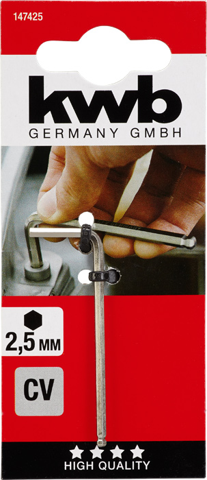 kwb Stiftschlüssel CV 6kt 2,5 SB 147425