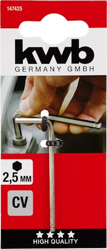 kwb Stiftschlüssel CV 6kt 2,5 SB 147425