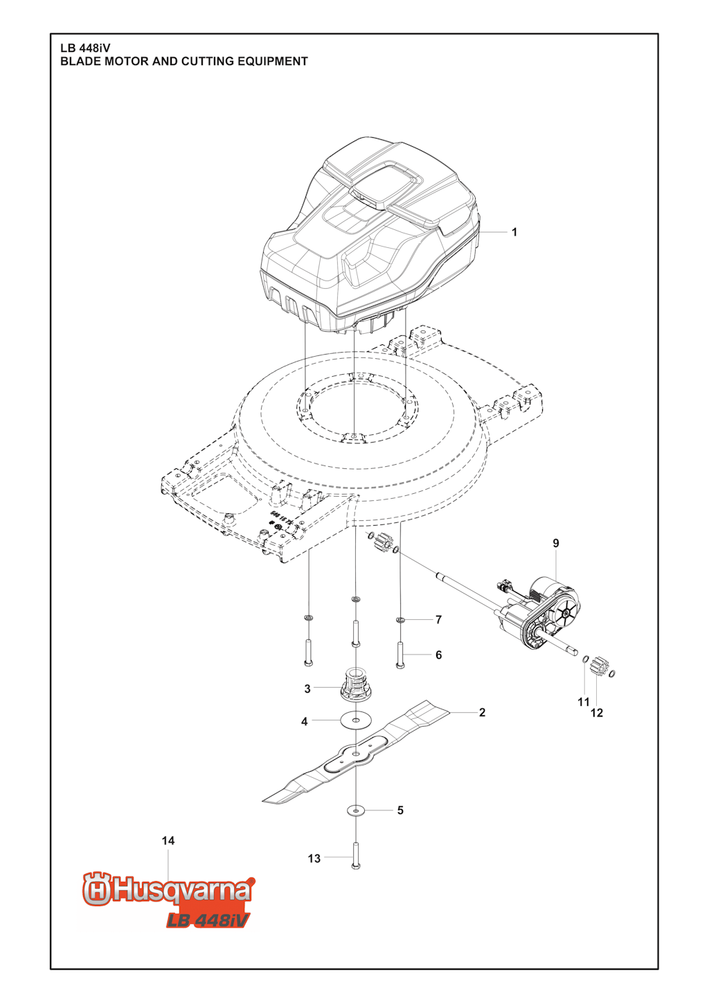 Explosionszeichnung Ersatzteile