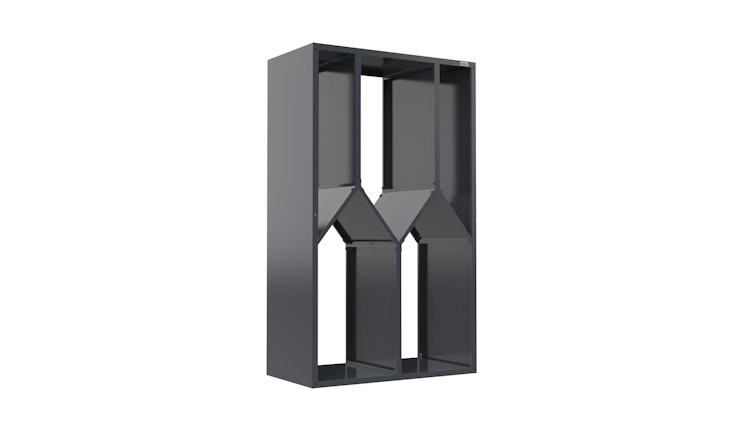 Weka Metall Brennholzregal