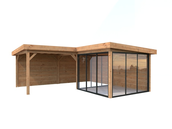 Palmako Carport/Pavillon Connect Lenna 24,9 m² Set 412 Slide