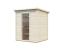 Vorschaubild Palmako Saunahaus Cubic 2,6 m² Aktionsangebot inkl. 6 kW Saunaofen - 44 mm