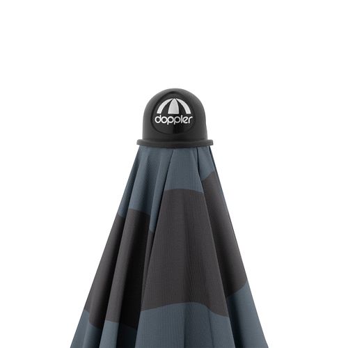 doppler Mittelmastschirm myZONE 200 Manual, Stahl Anthrazit / 100 % Polyester 180 g/m² 