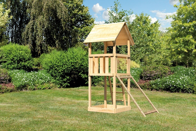 Akubi Kinderspielturm Lotti inkl. Netzrampe