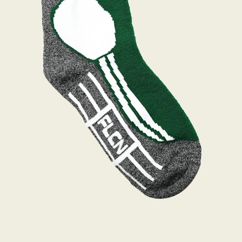Big Green Egg 2er-Pack Ski Socken Grün/Schwarz