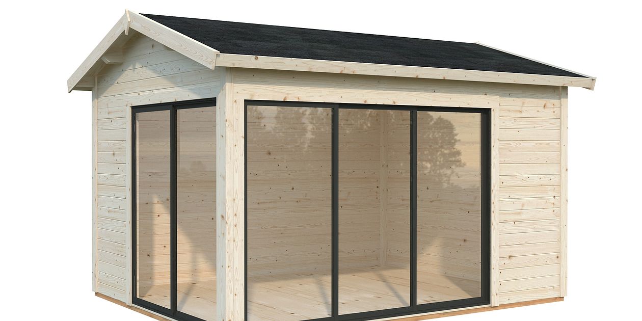 Palmako Gartenhaus Amanda 11,2 m² Slide Plus - 44 mm kaufen