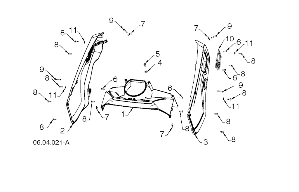 Explosionszeichnung Ersatzteile