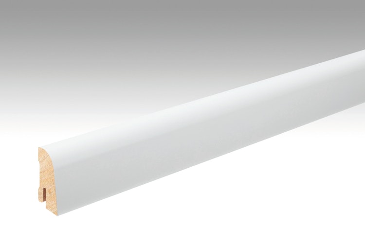 MEISTER Fussleiste Profil 21 F MK Weiß DF (RAL 9016) 2266 - 2380 mm
