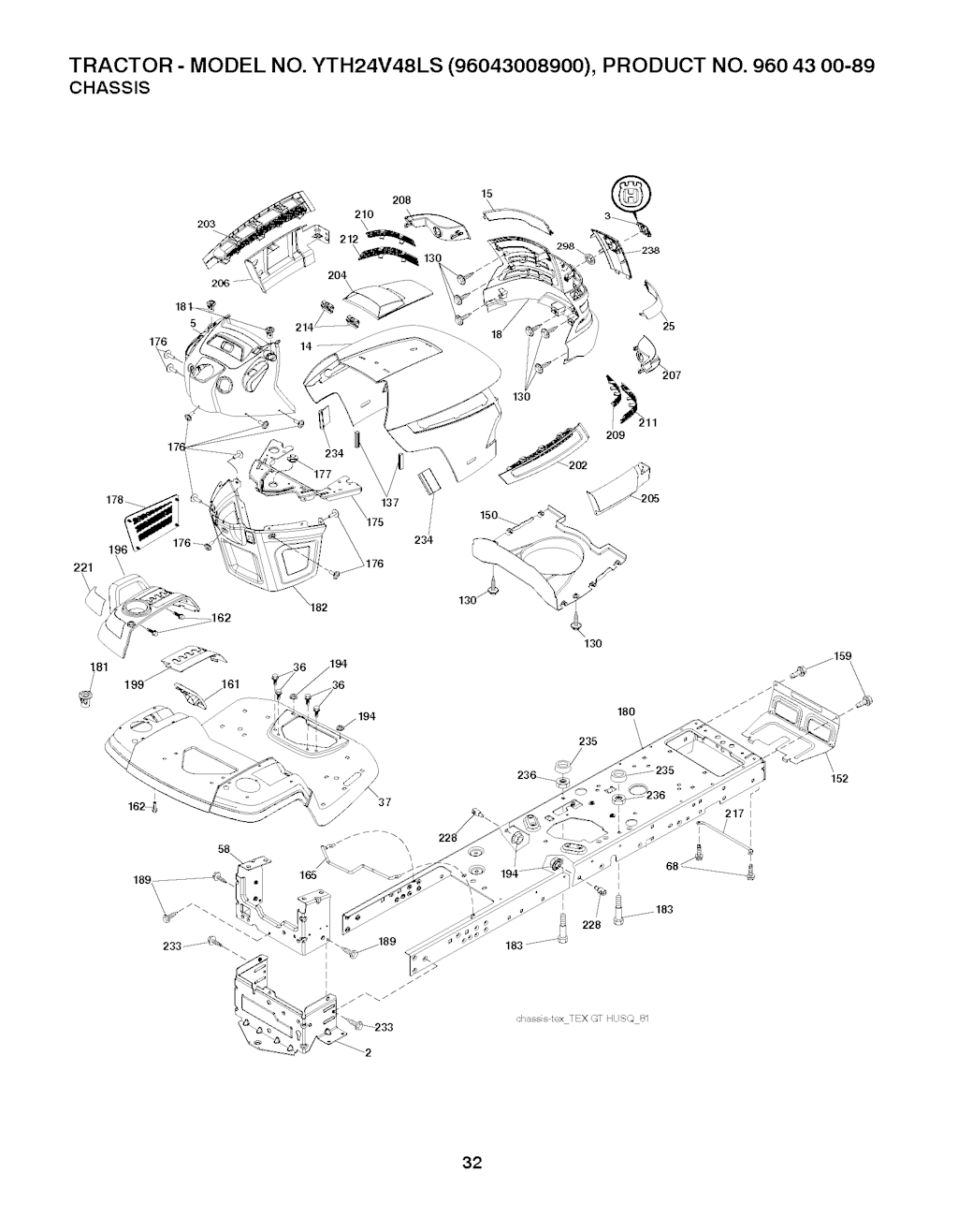 Explosionszeichnung Ersatzteile