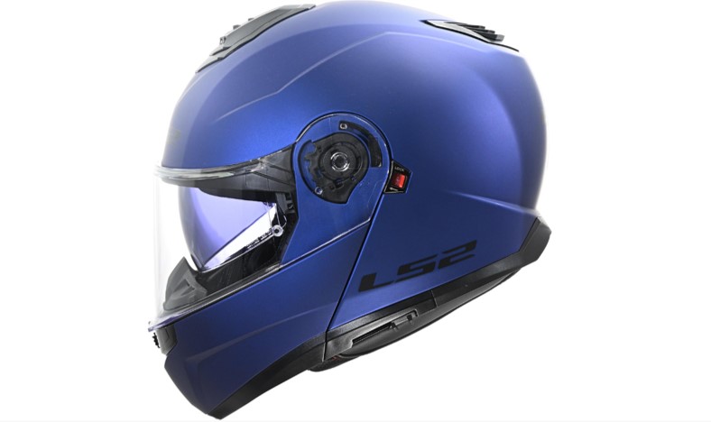 LS2 Klapphelm FF908 Strobe II M Blau Matt Solid